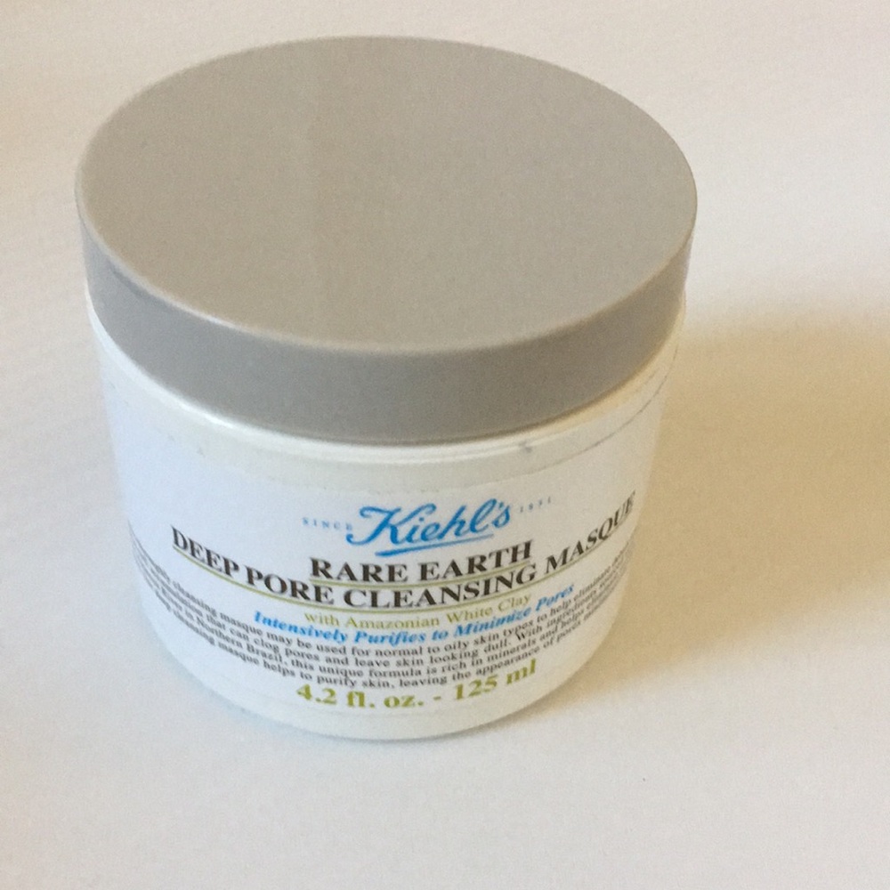 Kiehl's Rare Earth Deep Pore Cleansing Mask - White and Gray